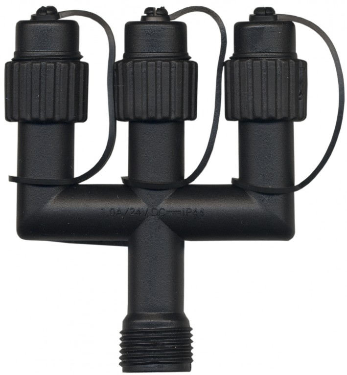 System 24 | Verteiler  | koppelbar | exkl. Trafo | 3-fach