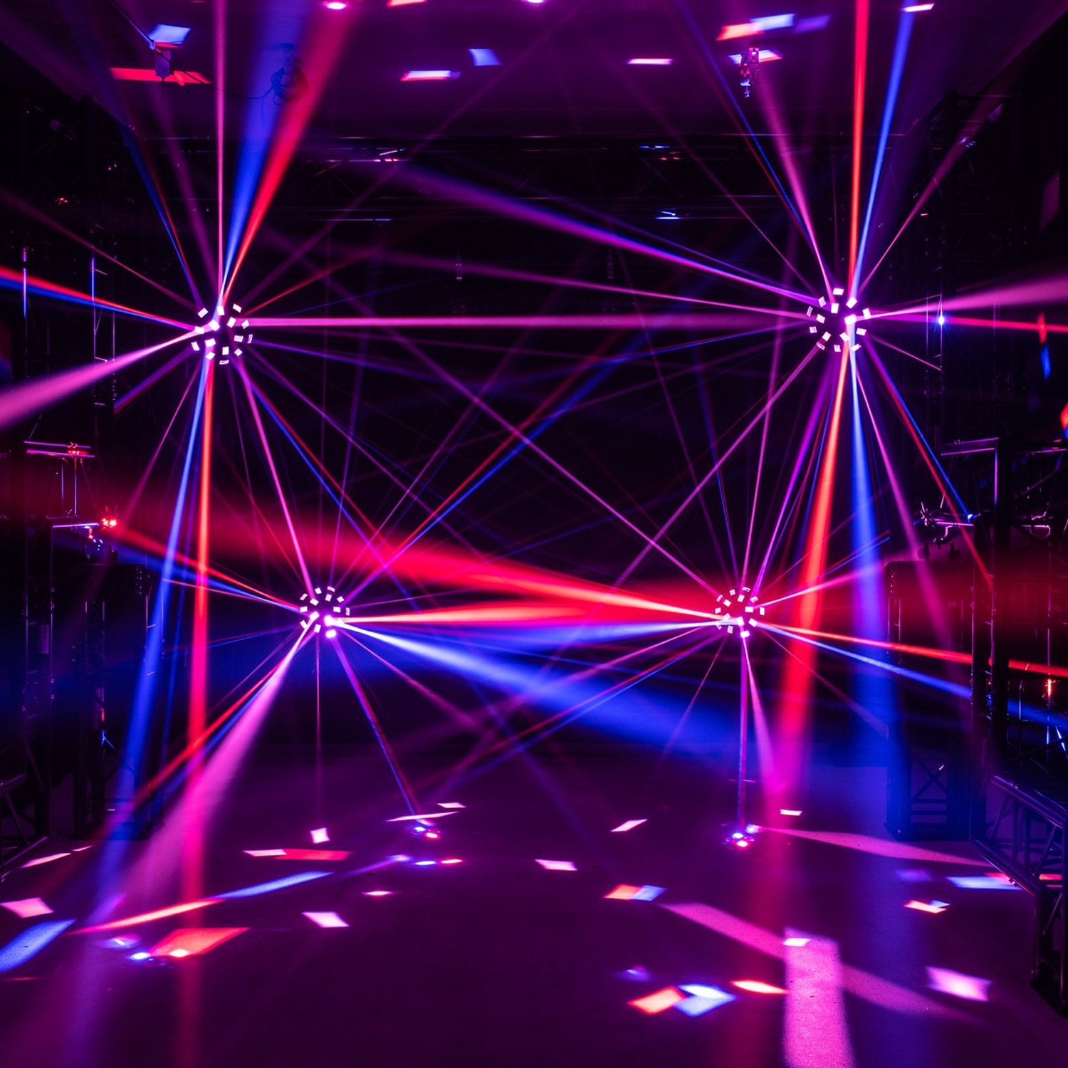 Power Mushroom - starker LED Lichteffekt - 8 Farben - IR Fernbedienung