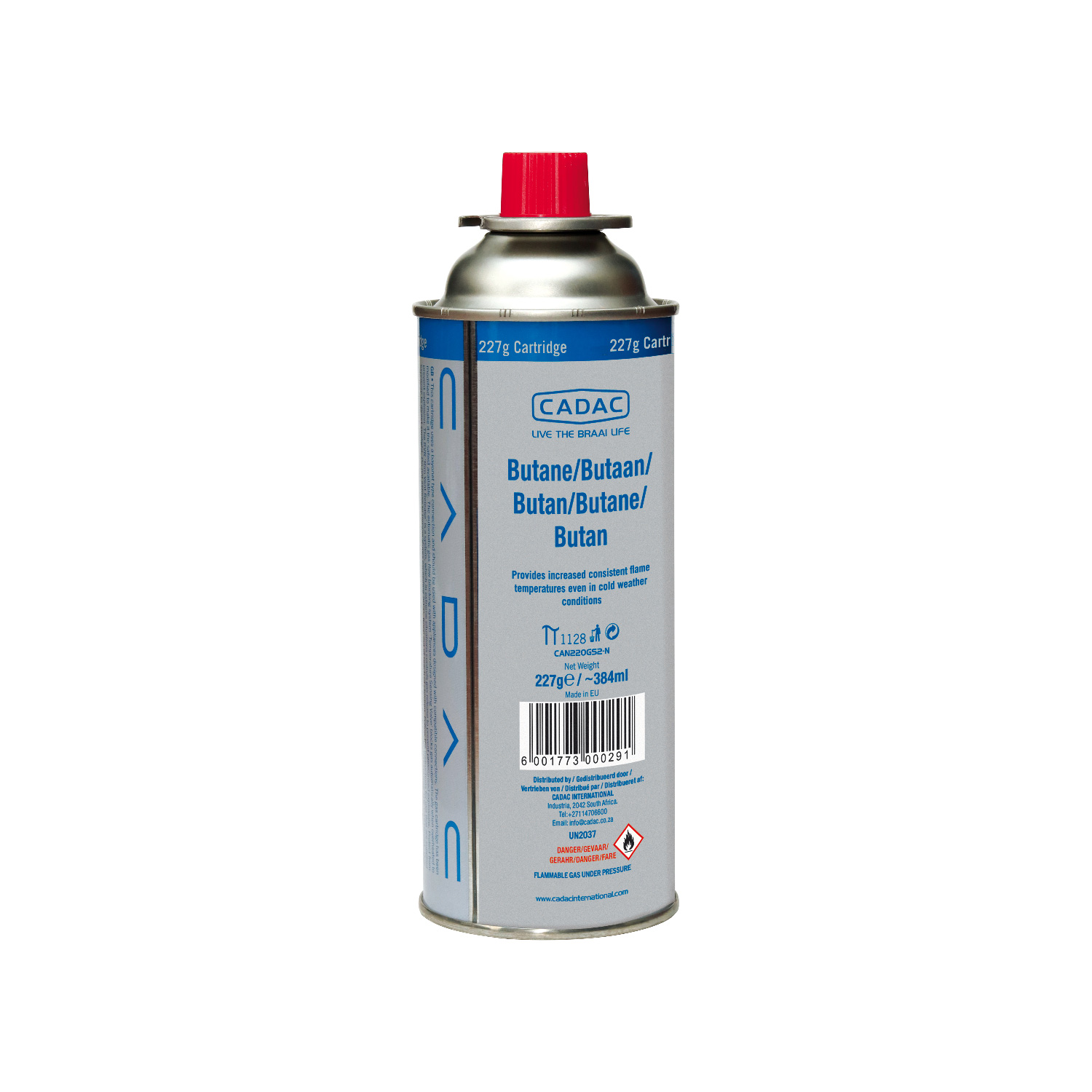 CADAC CAN227 Butan/Propan Kartusche mit SSN-29 Anschluss - 227g