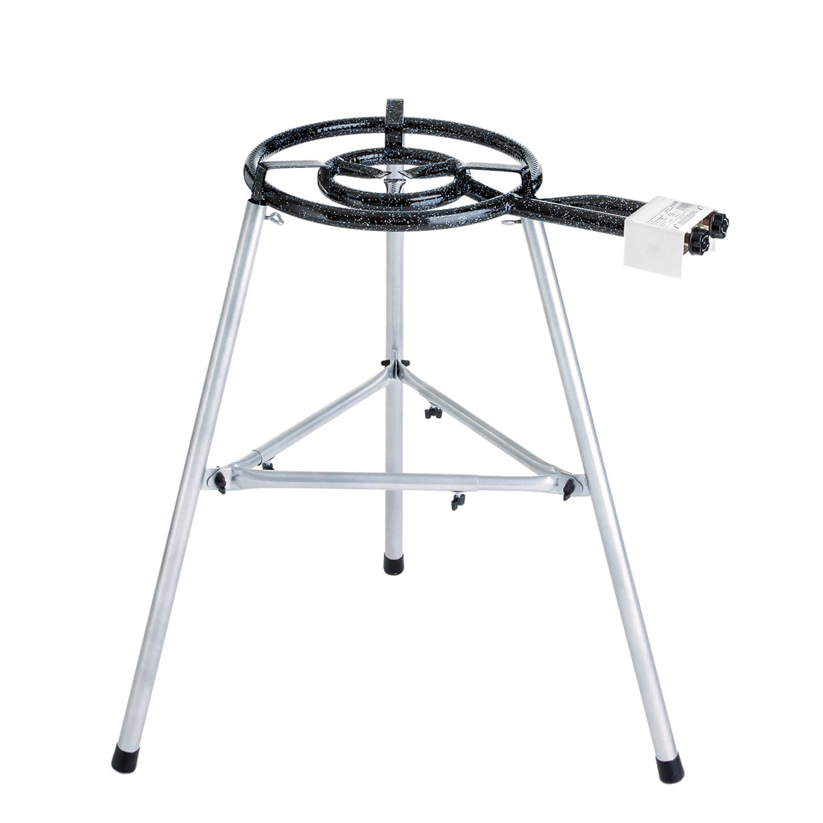 Paella Grill-Set: Comfort Line 2 - Dreibeinständer, Brenner, Pfanne, Tasche
