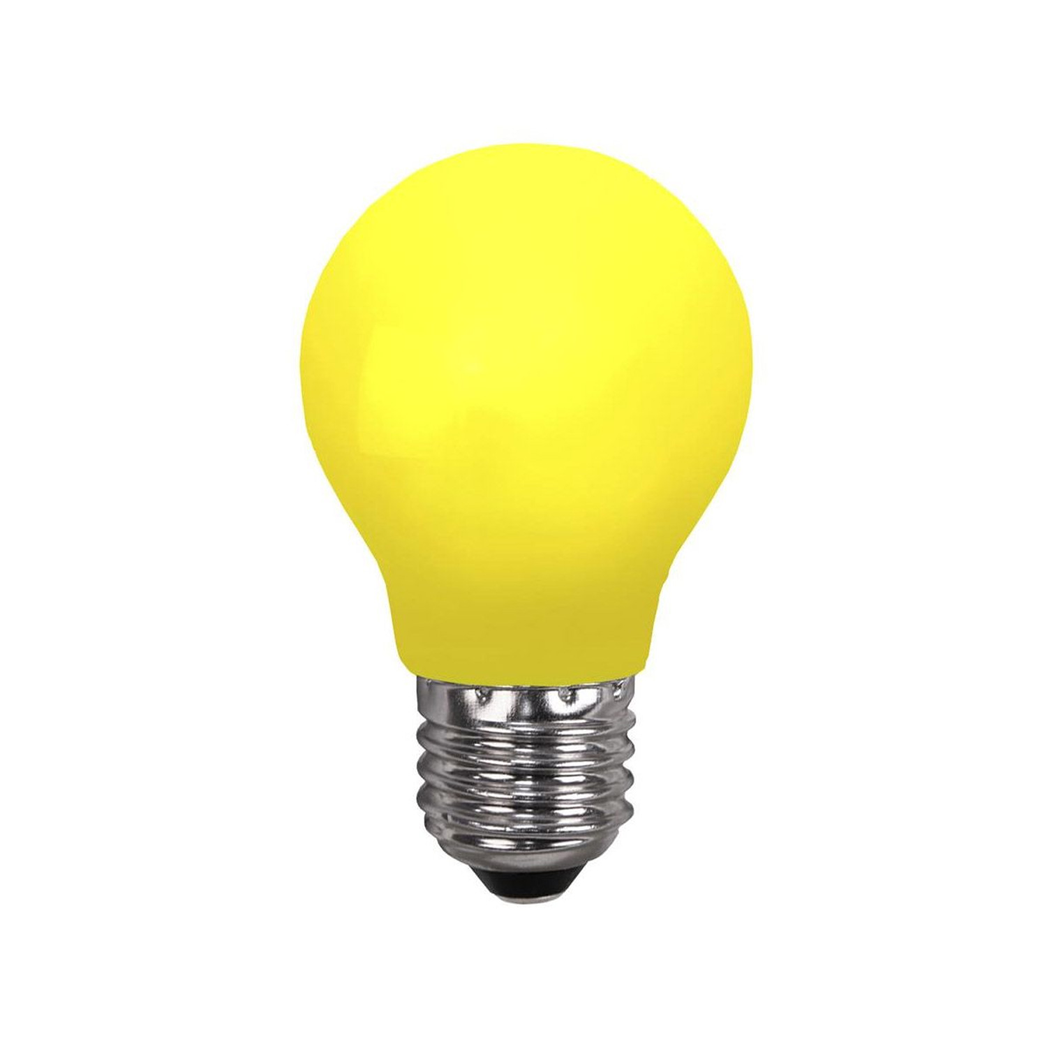 LED Leuchtmittel Tropfenlampe A60 Polycarbonat Gelb 2W LED Leuchtmittel Tropfenlampe A60 Polycarbonat Gelb 2W