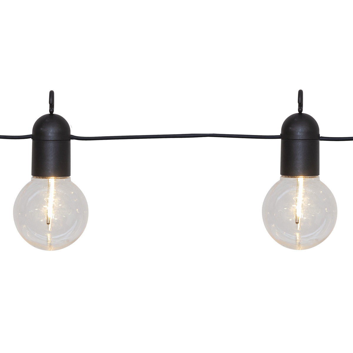 LED Lichterkette Fiesta - 10 warmweiße Filament LED - L: 3,6m - Batteriebetrieb - Timer - für Außen LED Lichterkette Fiesta - 10 warmweiße Filament LED - L: 3,6m - Batteriebetrieb - Timer - für Außen