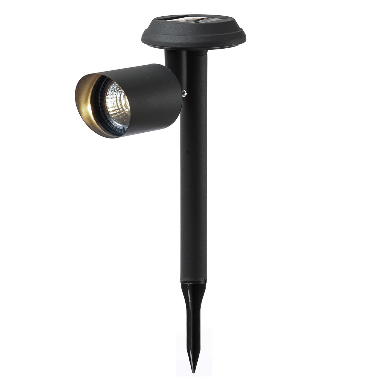 LED Solar Gartenstrahler - Gartenspot  - Dämmerungssensor - 3 Lumen - H: 25,5cm