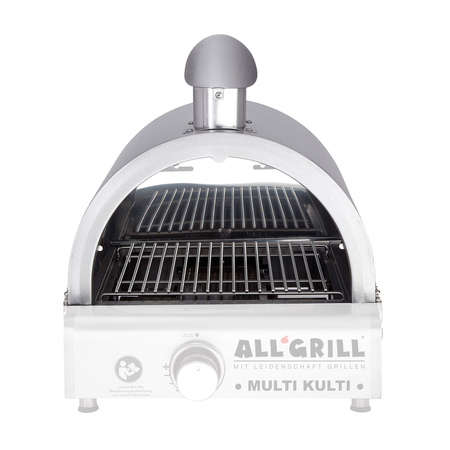 ALL'GRILL Pizzaofen-Edelstahlhaube für MULTI-KULTI