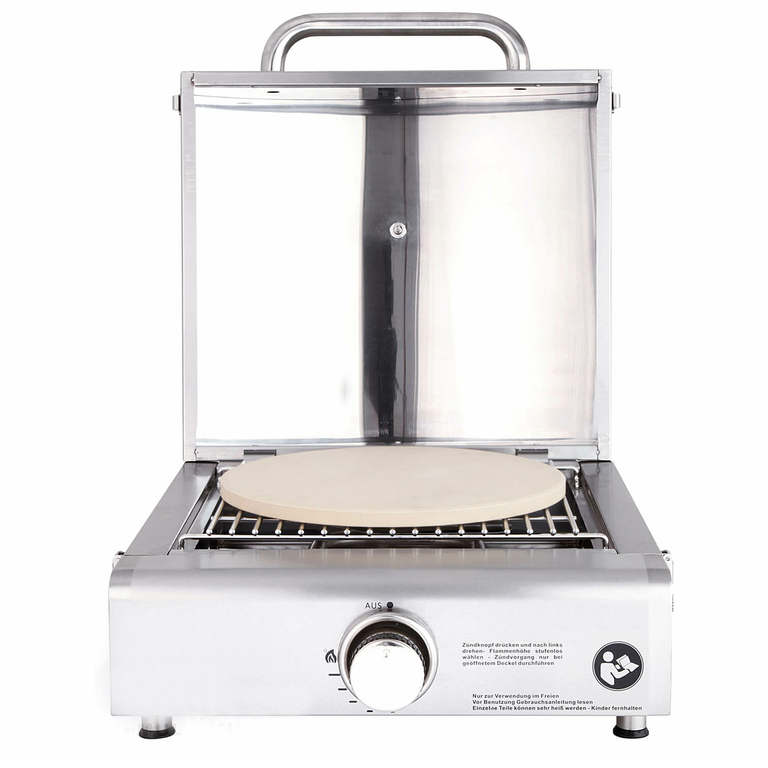 Pizzaofen Gas KULT - umbaubar als Grill - 3,8kW - Volledelstahl