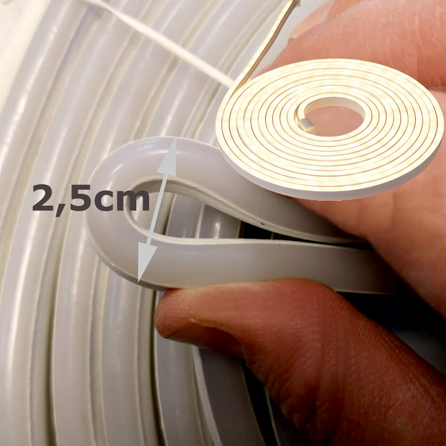 NEOLED Lichtschlauch - zweiseitig - 360LED - 6m - blau - für Innen/Außen