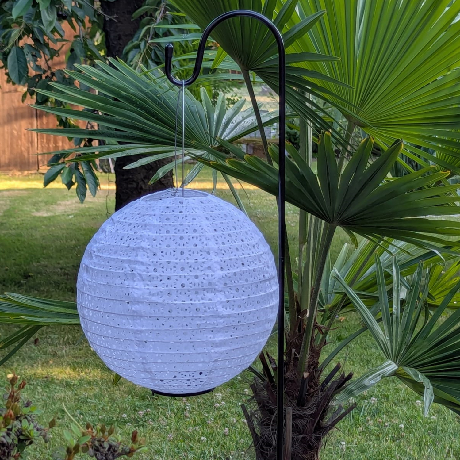 Gartenspieß für Laternen/Leuchten/Gartendeko - Gartenstecker - Schäferhaken - 60-120cm