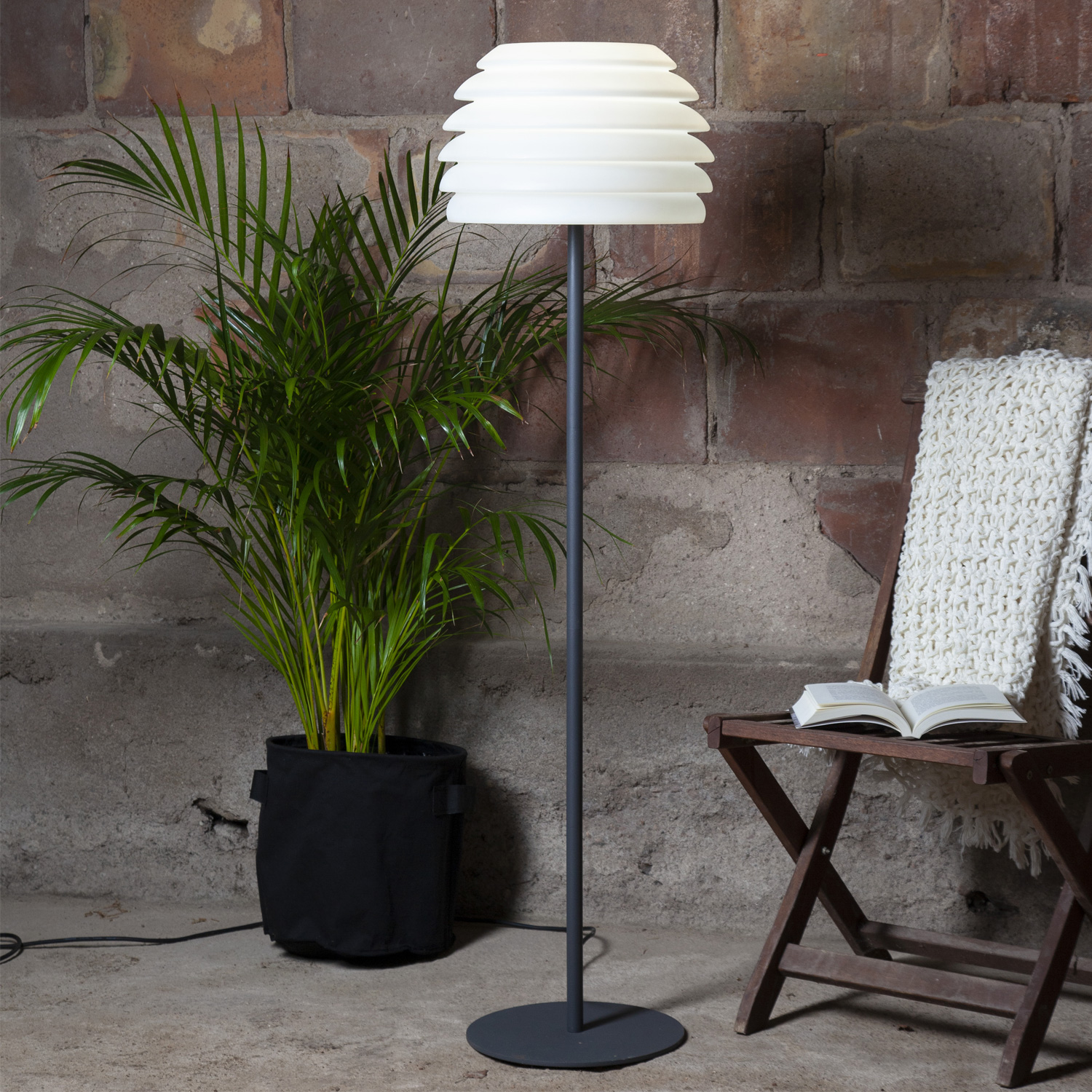 Stehlampe "Ambi" outdoor IP65 - E27 Sockel - H: 150cm D: 37cm - max 40W 2 Stehlampe "Ambi" outdoor IP65 - E27 Sockel - H: 150cm D: 37cm - max 40W 2