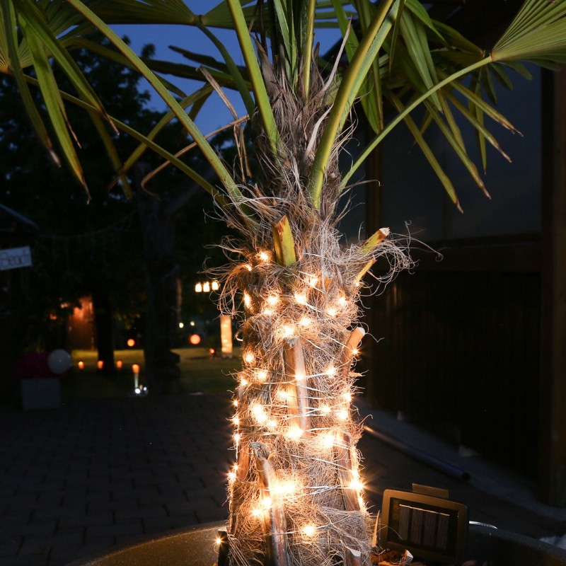 LED Solar Drahtlichterkette