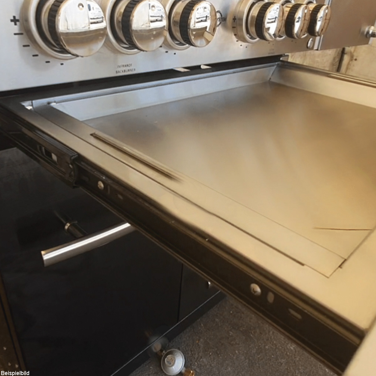 Fettwanne ausziehbar Gr. L - Modul für ALLGRILL Chef Serie und ALLROUNDER L