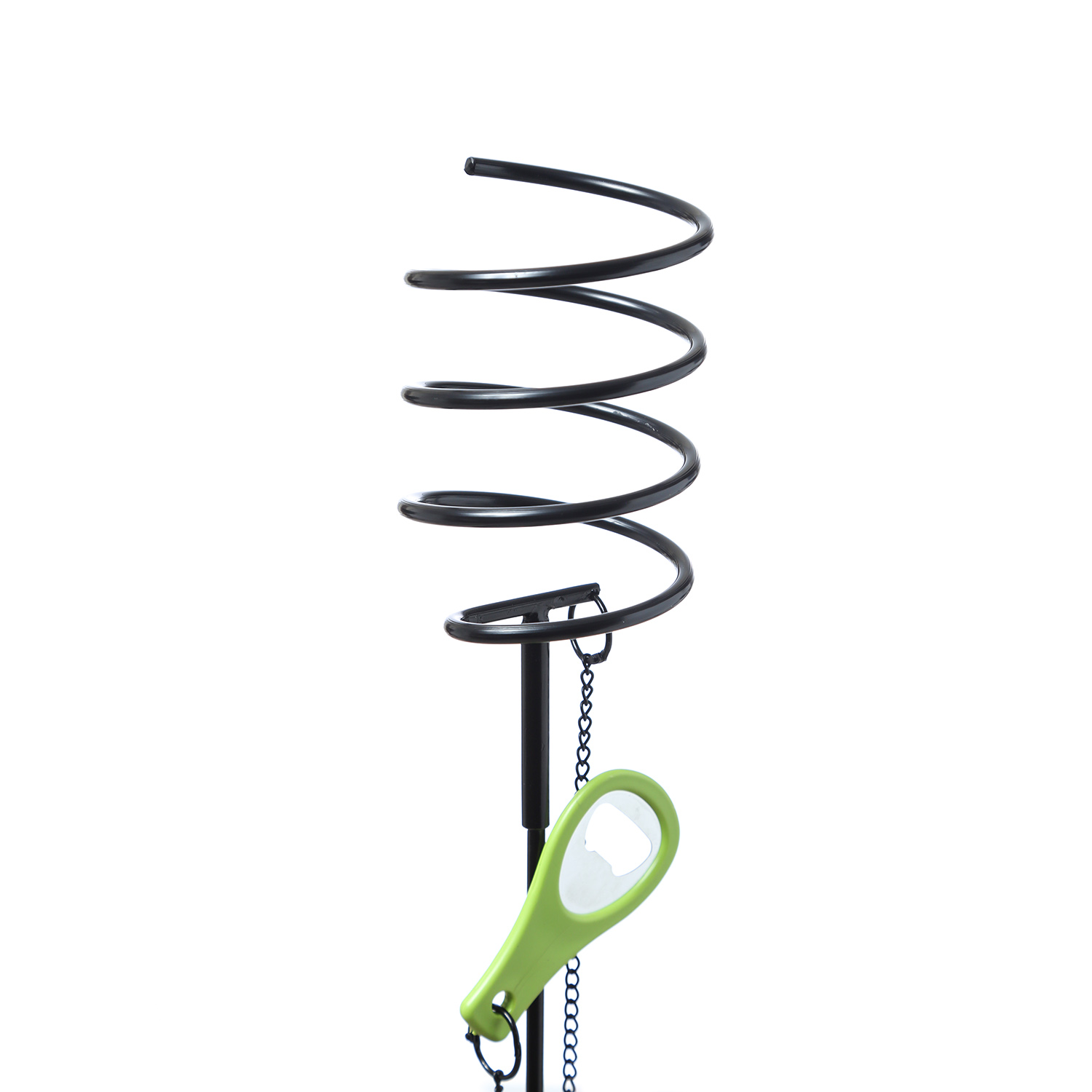 Spiralhalter 2er Set - Halter für Flaschen, Gläser, Kerzen etc mit 2 Öffnern