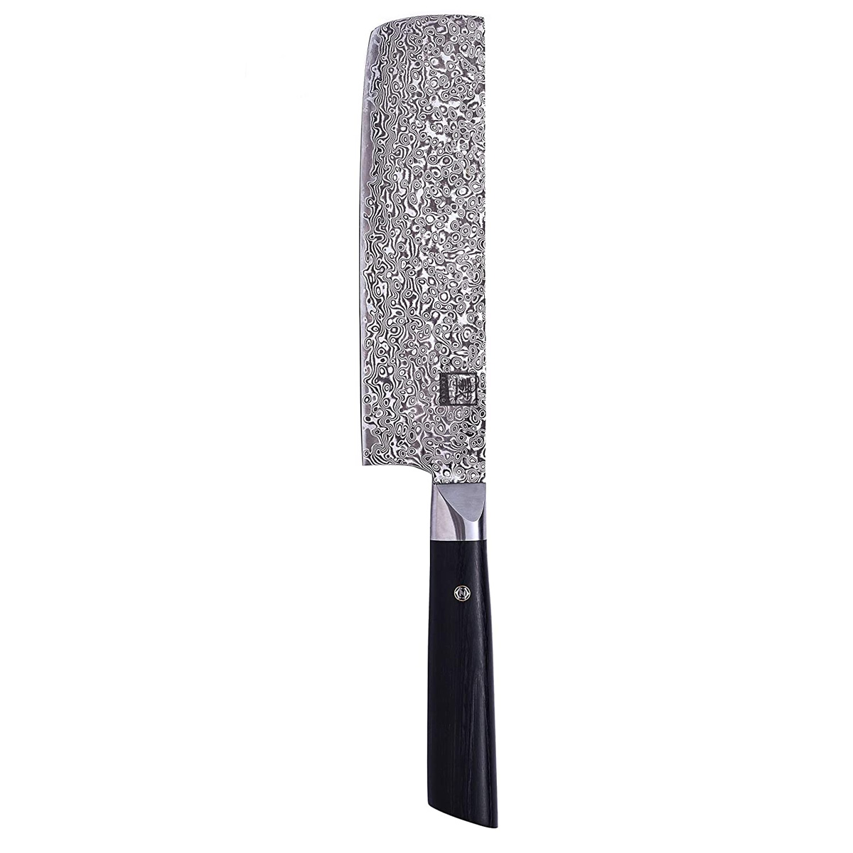 ZAYIKO Damastmesser BLACK EDITION "Nakirimesser" - Pakkaholz - VG-10 Stahlkern