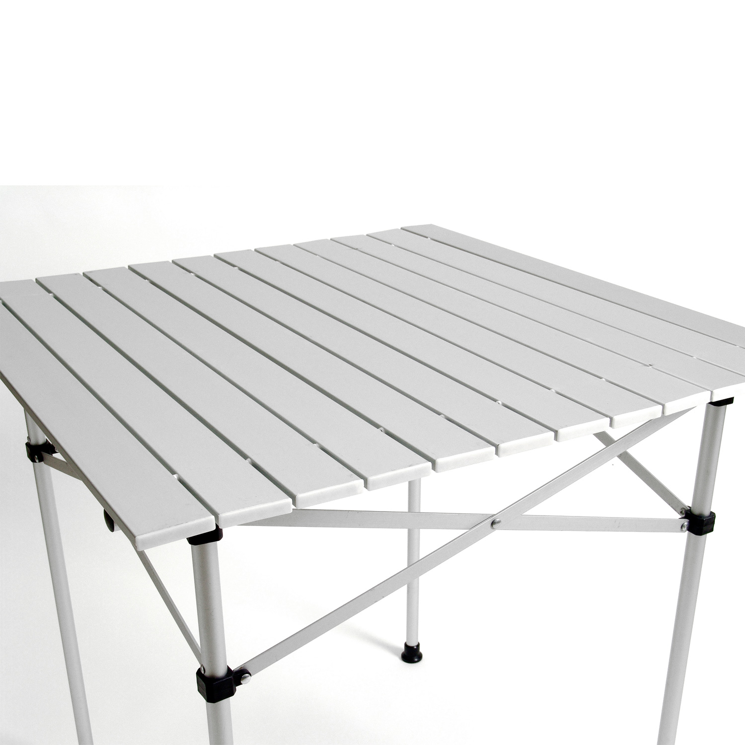 Rolltisch für Camping 70x70cm - nur 3,3kg -. Geringes Packmaß