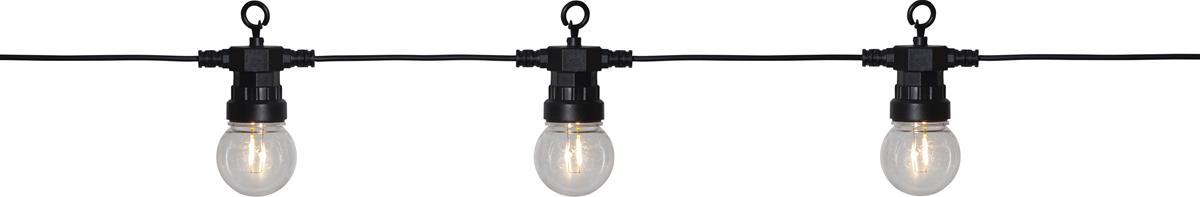 LED Lichterkette "CIRCUS" - 20 Kugeln, D: 5cm - warmweiße Filament LED - 8,8m - inkl.Trafo - outdoor LED Lichterkette "CIRCUS" - 20 Kugeln, D: 5cm - warmweiße Filament LED - 8,8m - inkl.Trafo - outdoor