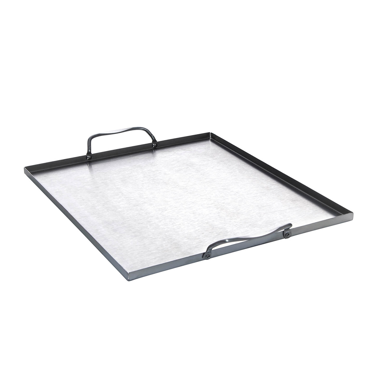 ALL'GRILL Edelstahl Grillwanne mit 2 Griffen, 31x27x1cm - Plancha Pfanne ALL'GRILL Edelstahl Grillwanne mit 2 Griffen, 31x27x1cm - Plancha Pfanne