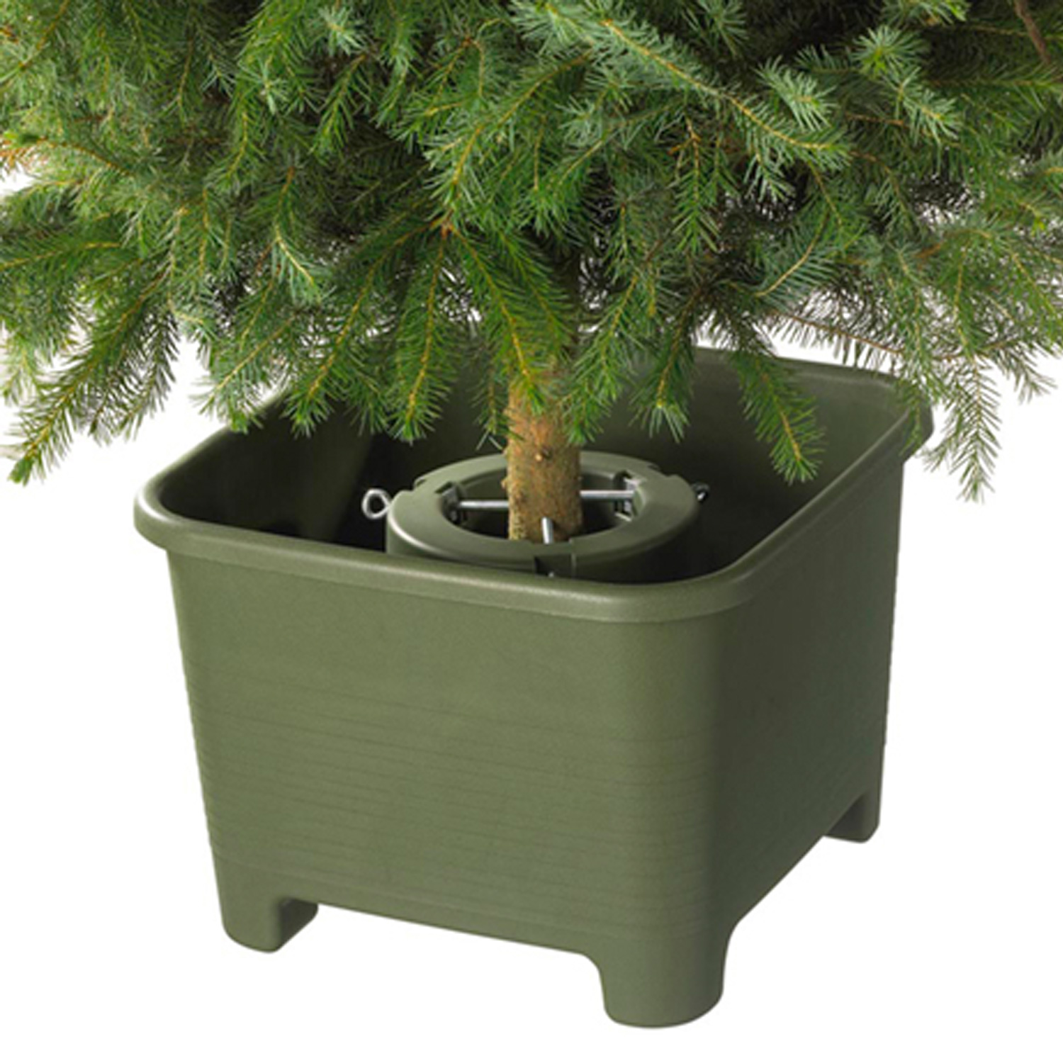 Weihnachtsbaumständer BOTANIC grün - 40cm - Für 1-9cm Stämme Weihnachtsbaumständer BOTANIC grün - 40cm - Für 1-9cm Stämme