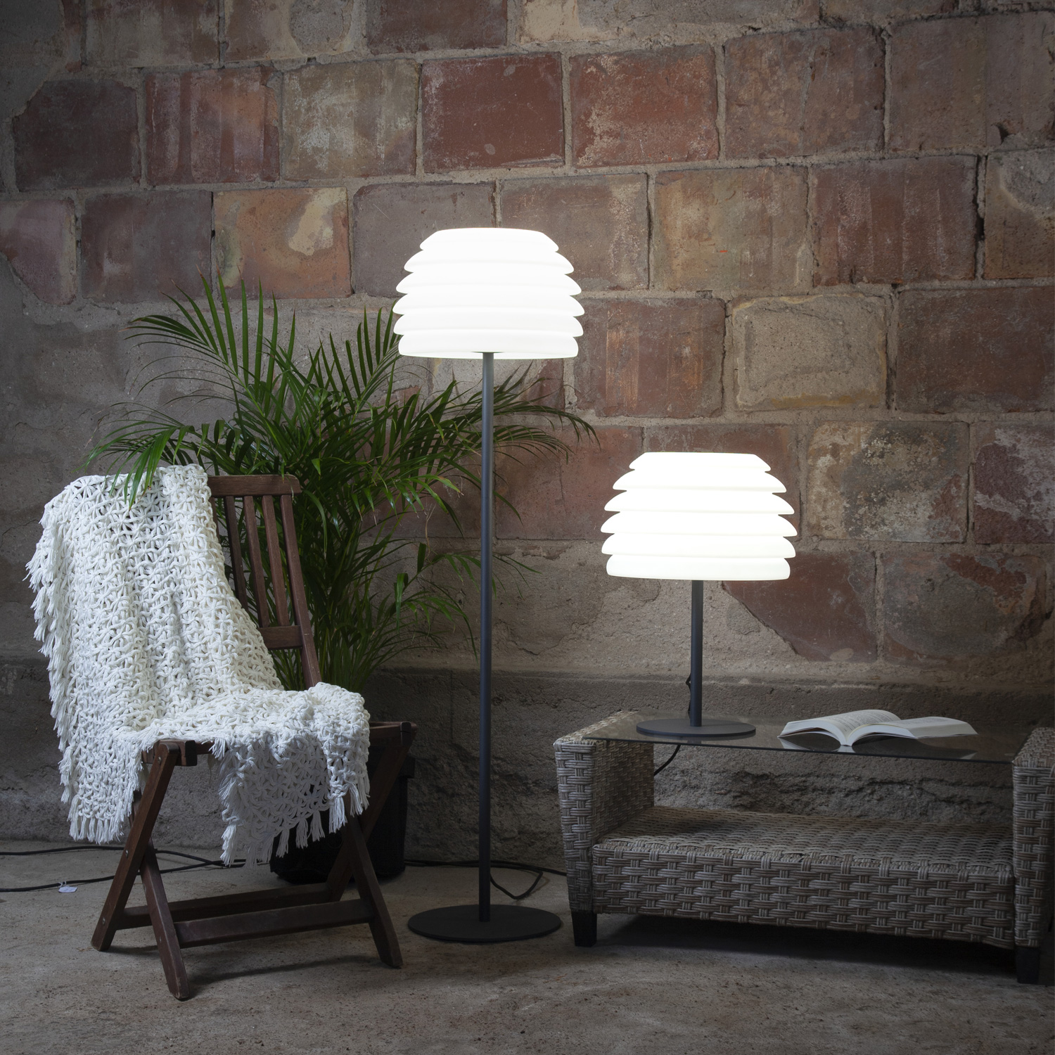 Stehlampe "Ambi" outdoor IP65 - E27 Sockel - H: 150cm D: 37cm - max 40W 2