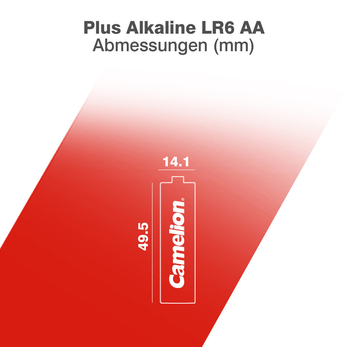 Batterie Mignon AA LR6 1,5V PLUS Alkaline - Leistung auf Dauer - 4 Stück Batterie Mignon AA LR6 1,5V PLUS Alkaline - Leistung auf Dauer - 4 Stück