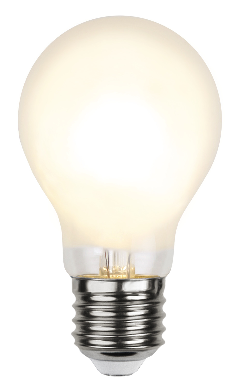 LED Tropfenlampe FILA A60 - E27 - 4,8W - WW 2700K - 540lm - gefrostet LED Tropfenlampe FILA A60 - E27 - 4,8W - WW 2700K - 540lm - gefrostet