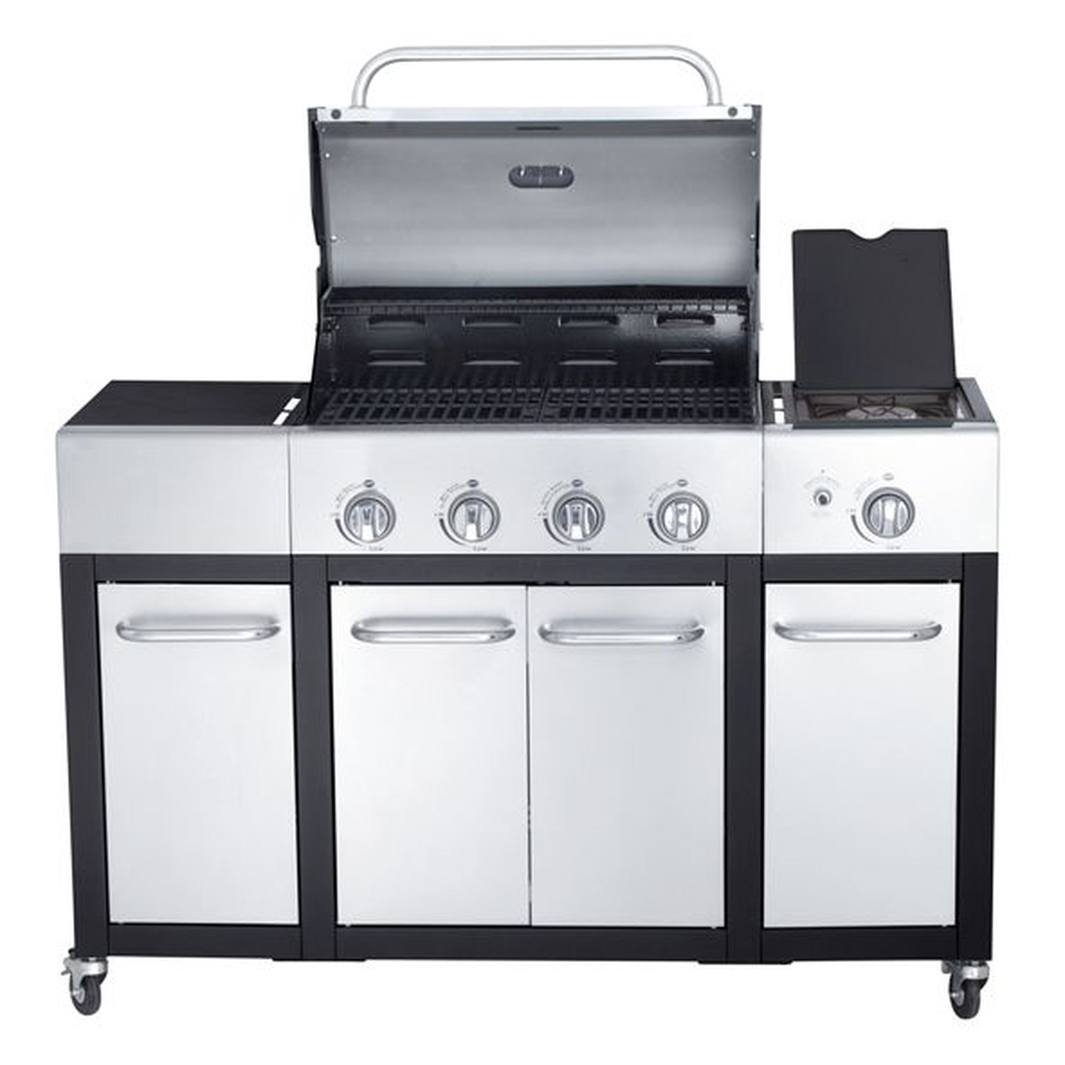 All'Grill Gasgrill "MAJOR" 4 Brenner  und Seitenkocher