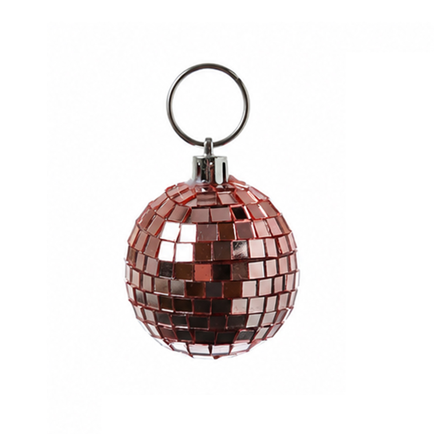 Christbaumschmuck Discokugel - Spiegelkugel 5cm  - Weihnachtskugel - 5x5mm Spiegel - kupfer - 12St.