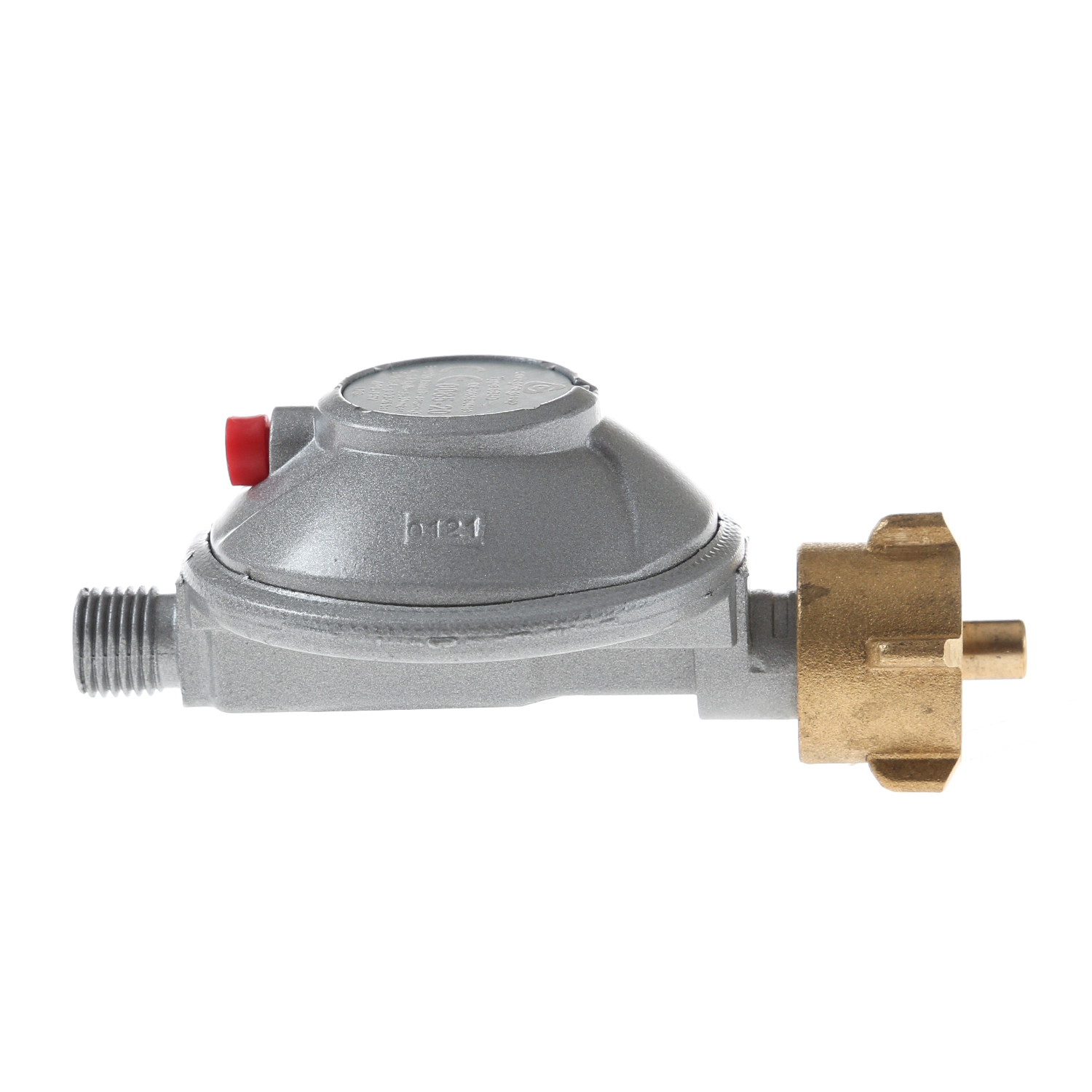 Gasregler Niederdruck 30mbar - 0,8kg/h - Kleinflaschenanschluss x 1/4" links - einstufig - FAHRZEUG