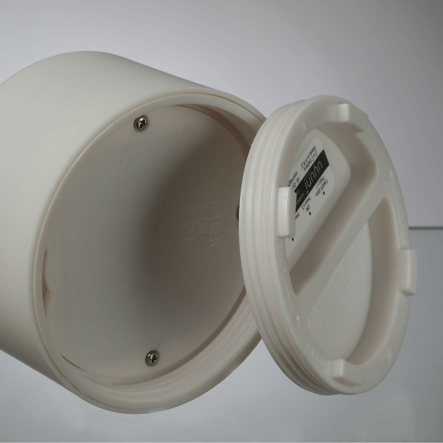 LED Kerze THEA - Kunststoff - Timer - H 10cm - D 84cm - bis zu 2500 Std.  - für Außen - weiß LED Kerze THEA - Kunststoff - Timer - H 10cm - D 84cm - bis zu 2500 Std.  - für Außen - weiß