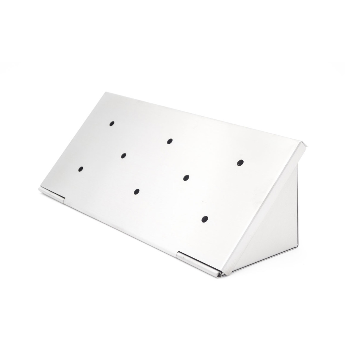 Edelstahl Räucherbox / Smokerbox in V-Form - Für Holz- & Gasgrill