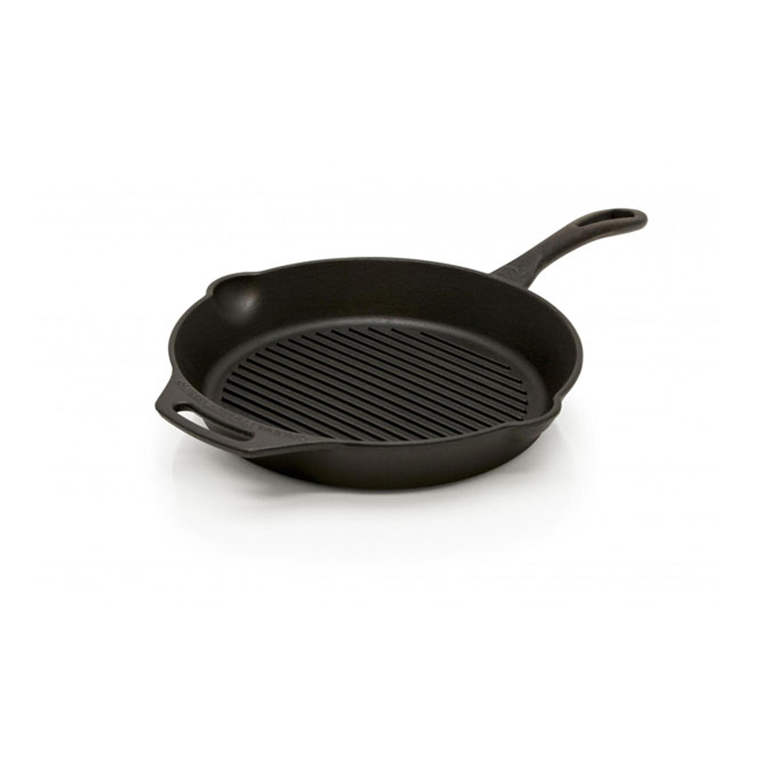 Petromax Grill &amp; Feuerpfanne gp35-t - mit Stiel - D: 35cm - Gusspfanne geriffelt - 3,5l