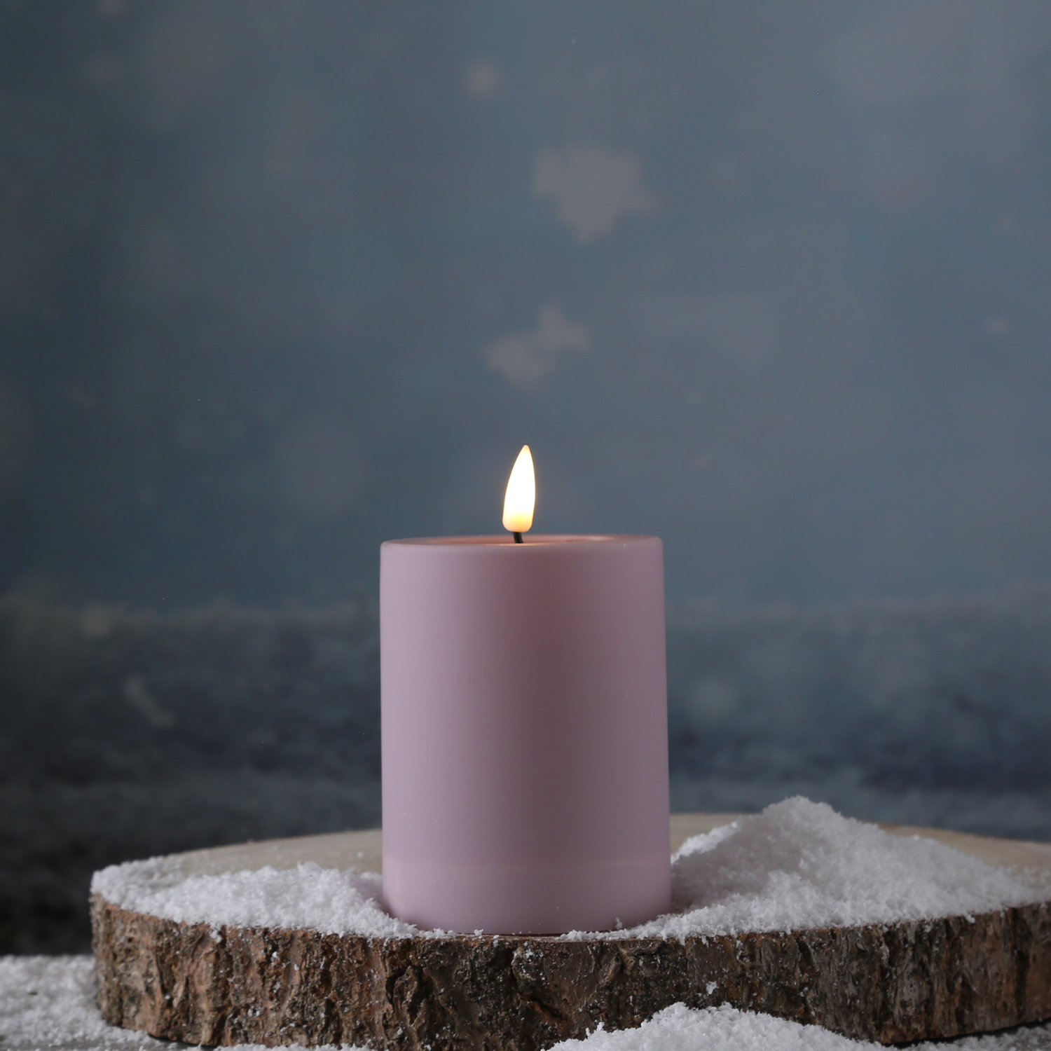 LED Stumpenkerze MIA - Kunststoff - realistische 3D Flamme - H: 10cm - outdoor - pastell lila LED Stumpenkerze MIA - Kunststoff - realistische 3D Flamme - H: 10cm - outdoor - pastell lila