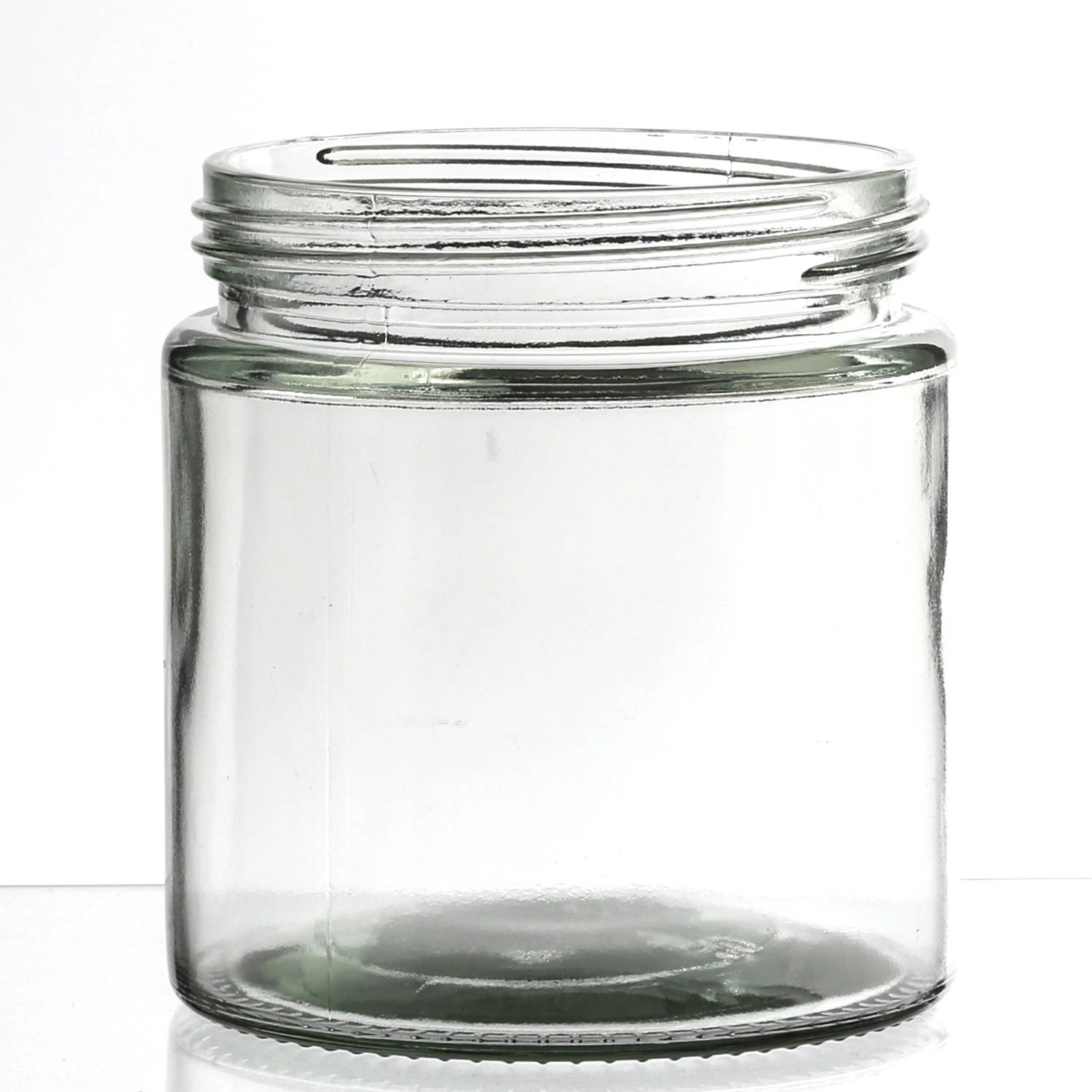 Vorratsdose S - Glas mit Edelstahldeckel - 0,85 Liter - D:11cm -  H: 12cm