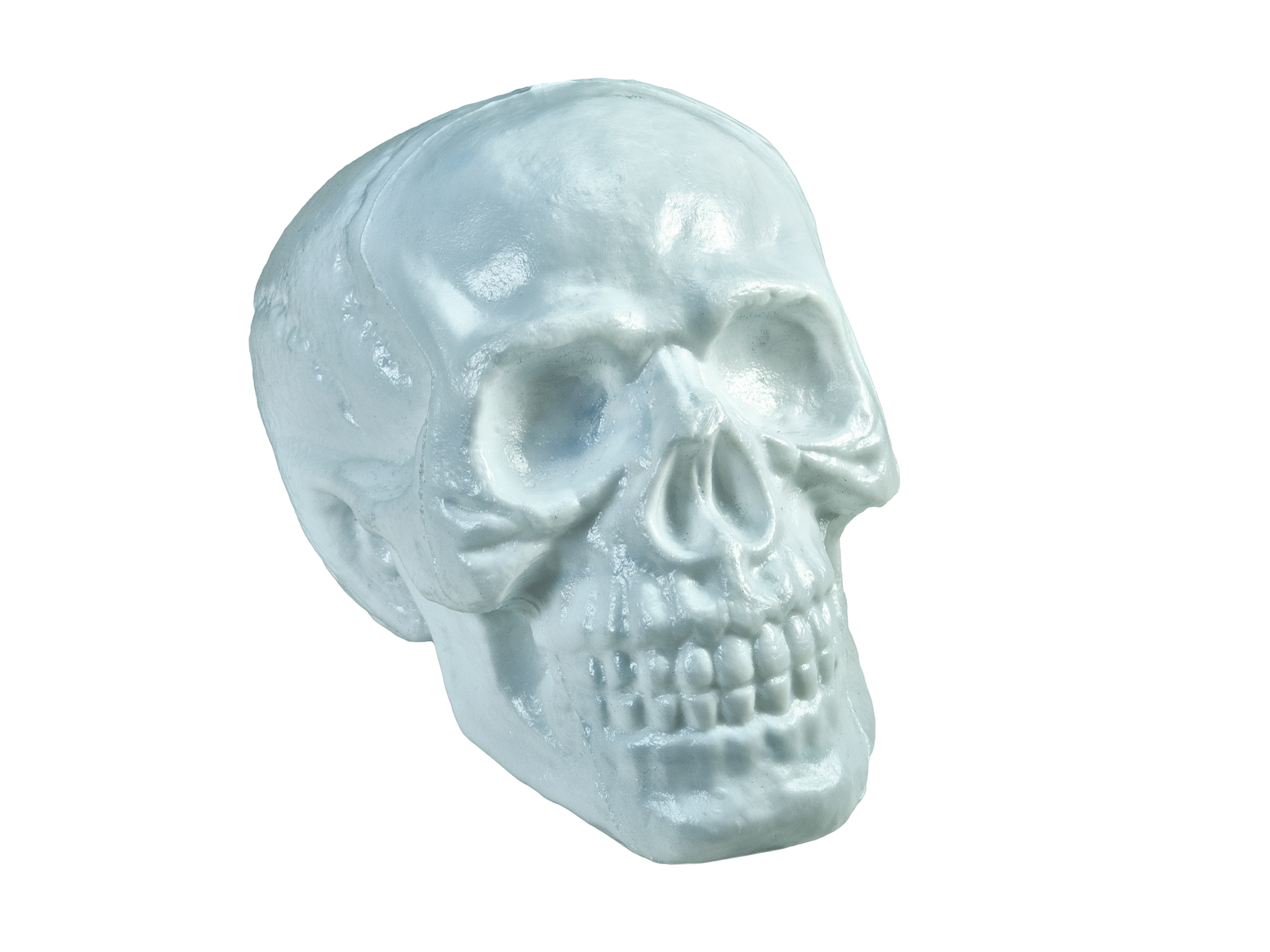 Halloween Totenschädel mit rotem Lichteffekt - 31x22x22cm - Sensorgesteuert oder mit Fernbedienung