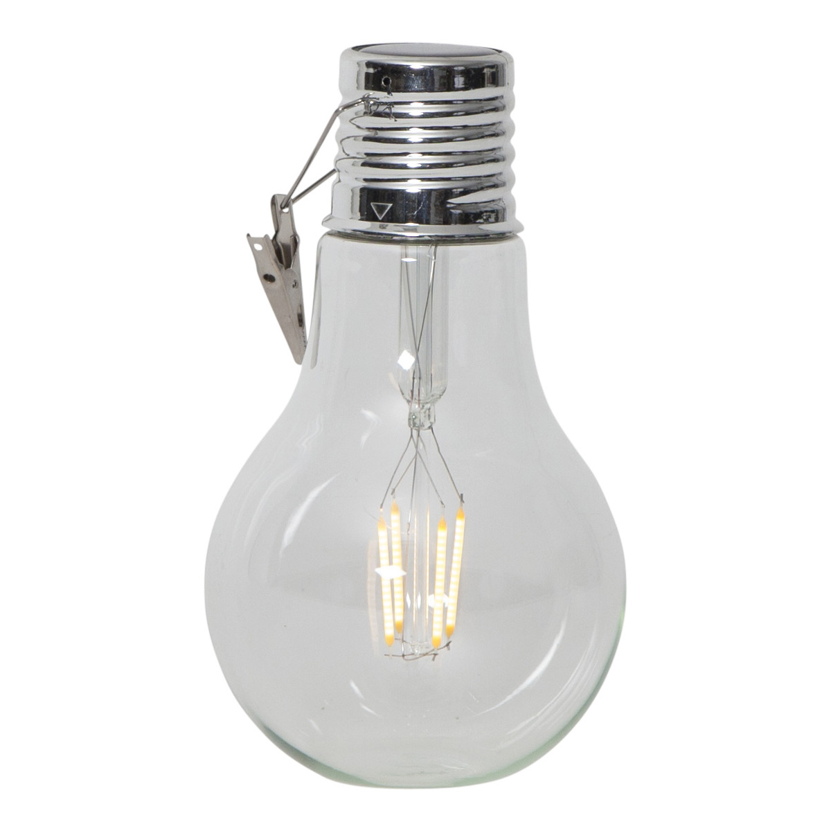 LED Solar XL Glühbirne - warmweißes Filament - H: 18cm - Dämmerungssensor - outdoor - 5 Stück LED Solar XL Glühbirne - warmweißes Filament - H: 18cm - Dämmerungssensor - outdoor - 5 Stück