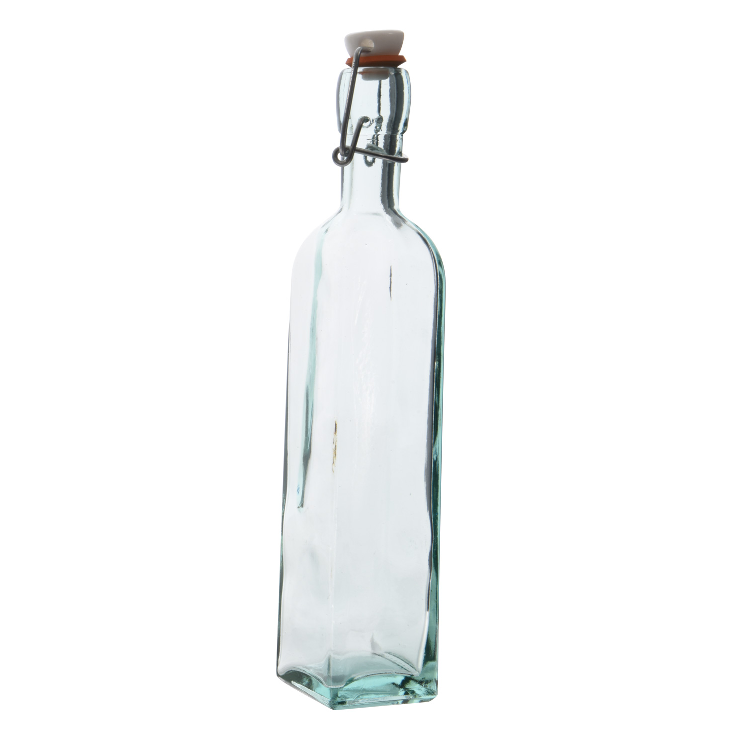 Glasflasche mit Bügelverschluss - Vorratsflasche - Recyclingglas - 380ml