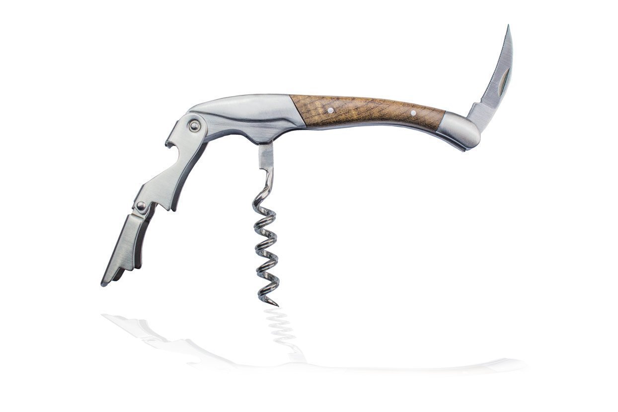 RADOLEO® Kellnermesser GMELIA - Korkenzieher, Weinöffner | Profi Sommeliermesser, Flaschenöffner