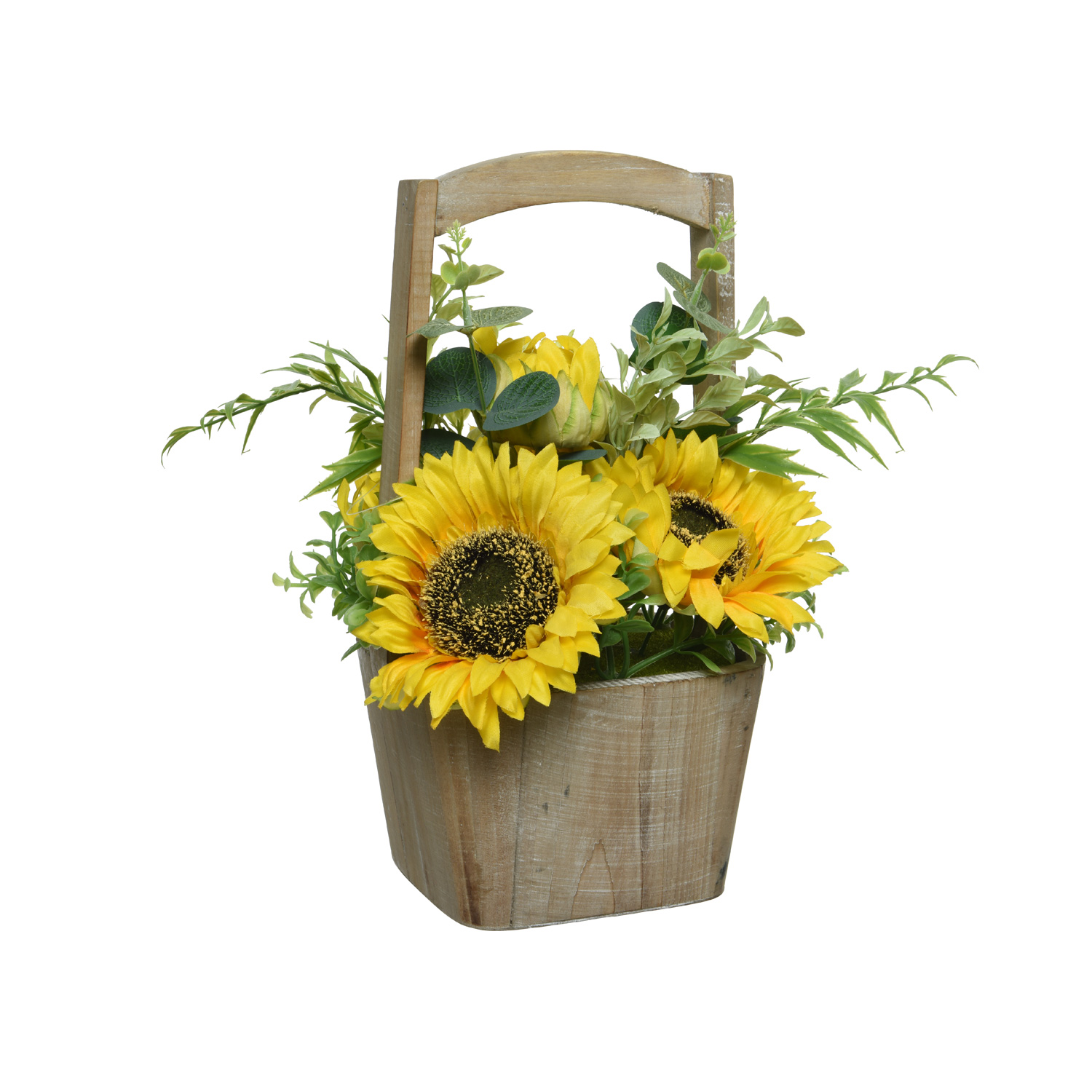 Sonnenblumen im Topf - Kunstblumen - Dekoblumen - H: 31cm - gelb Sonnenblumen im Topf - Kunstblumen - Dekoblumen - H: 31cm - gelb