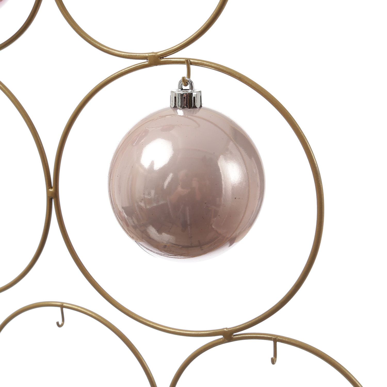 Dekobaum Aufsteller für Christbaumkugeln/Weihnachtsbaumschmuck - Metall - H: 58cm - gold