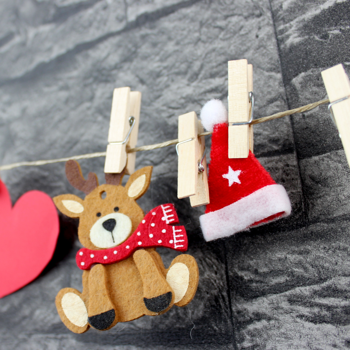 Mini Holzwäscheklammern - 100+ Stück - für DIY Adventskalender - 3,5cm