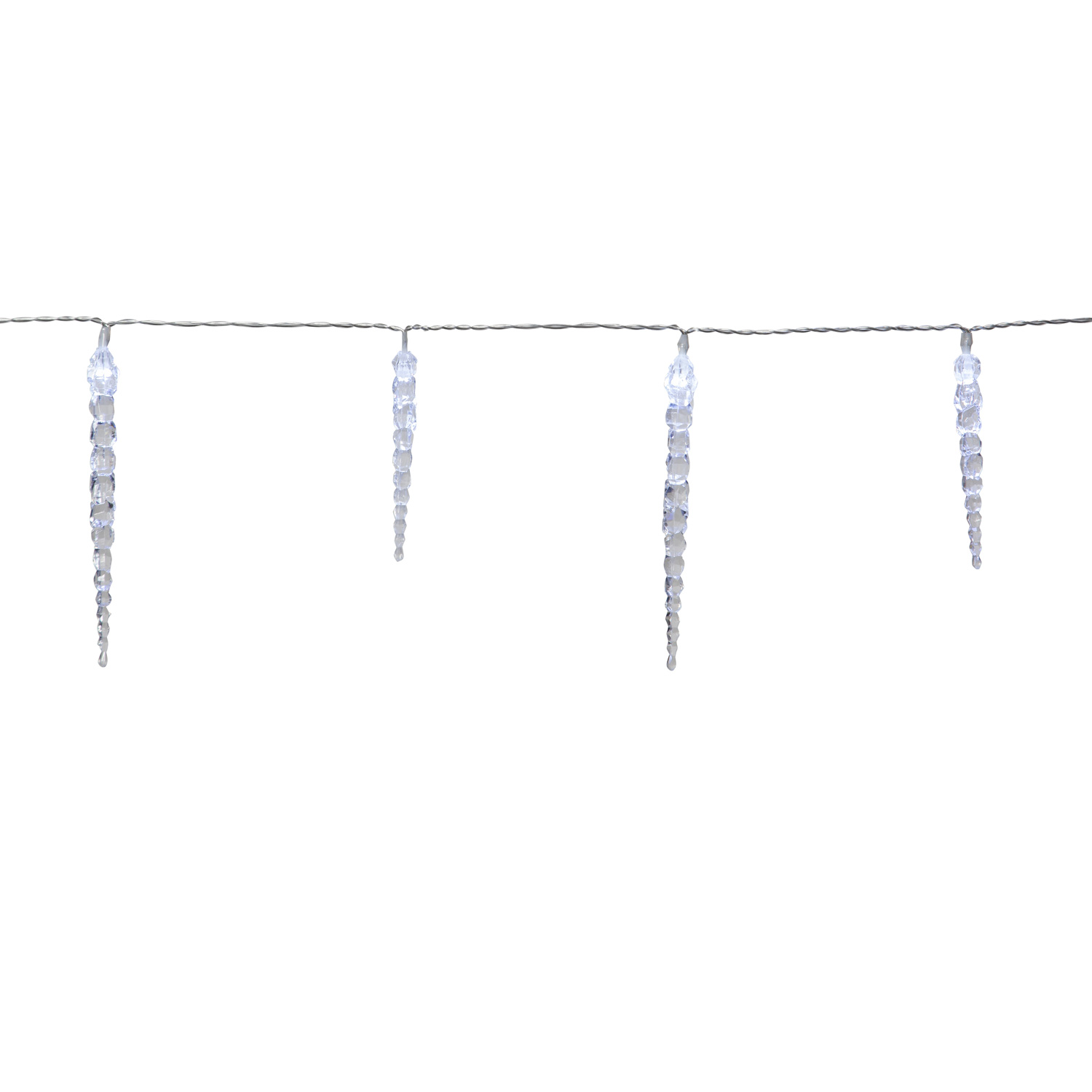 LED Lichterkette Eiszapfen - 40 Eiszapfen - 8 Lauflichtfunktionen - L: 6m - Timer - für Außen LED Lichterkette Eiszapfen - 40 Eiszapfen - 8 Lauflichtfunktionen - L: 6m - Timer - für Außen