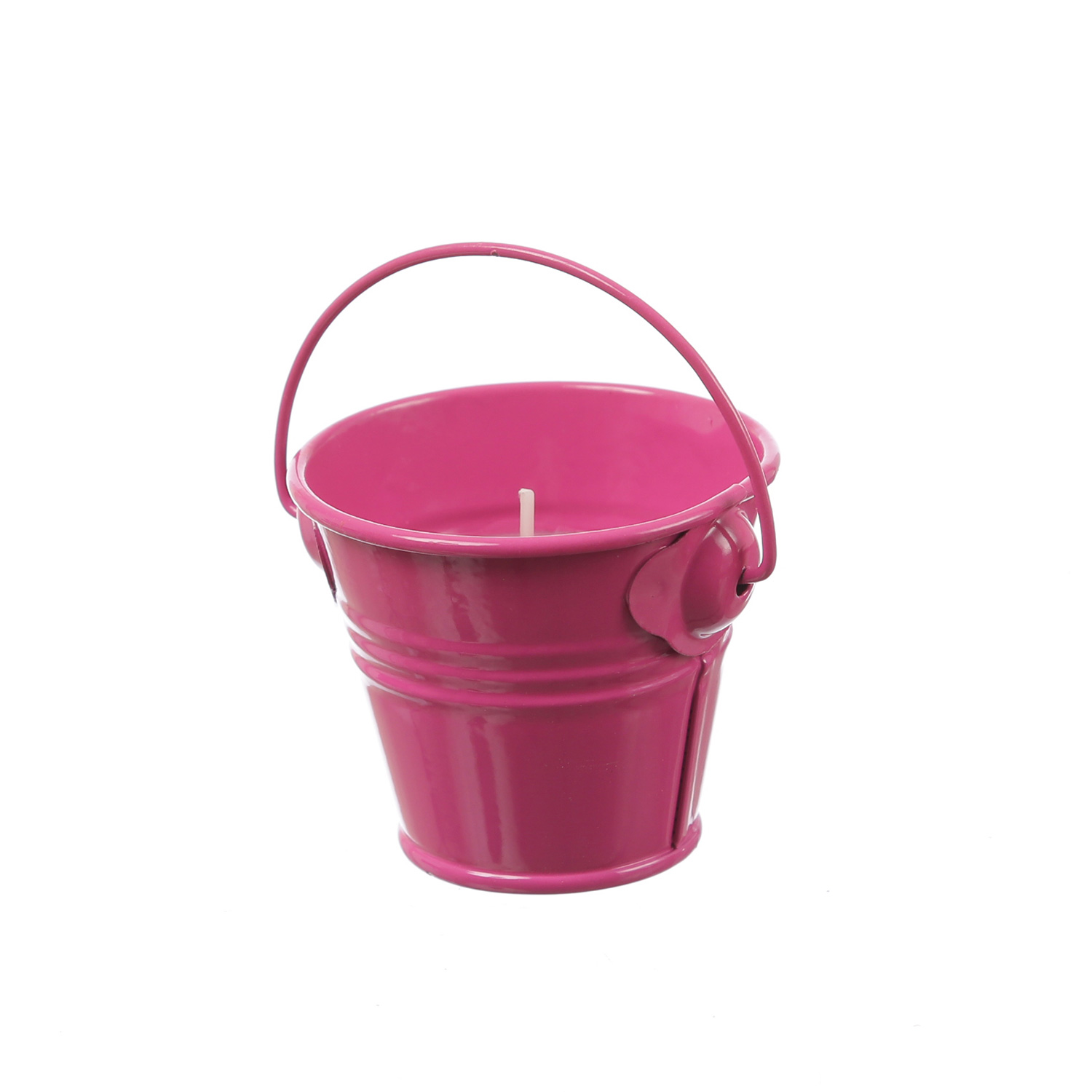 Duftkerzen CITRONELLA - Outdoor Kerzen im Metalleimer - H: 5,5cm - pink - 3er Set Duftkerzen CITRONELLA - Outdoor Kerzen im Metalleimer - H: 5,5cm - pink - 3er Set
