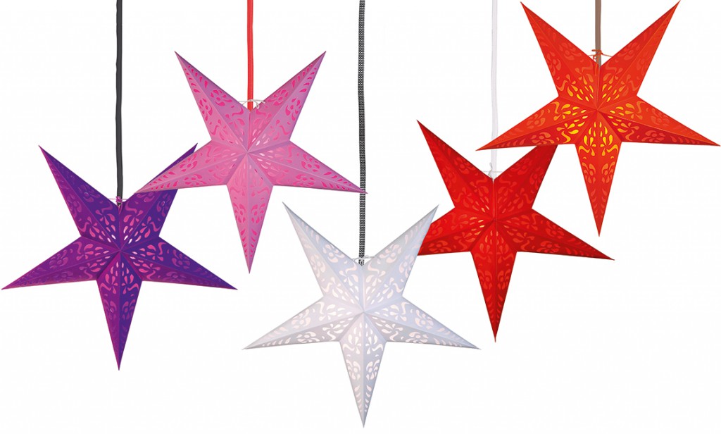 Lampenhalterung für Leuchtsterne - E14 Fassung - textilummanteltes Kabel - 3,50m - rotes Kabel Lampenhalterung für Leuchtsterne - E14 Fassung - textilummanteltes Kabel - 3,50m - rotes Kabel