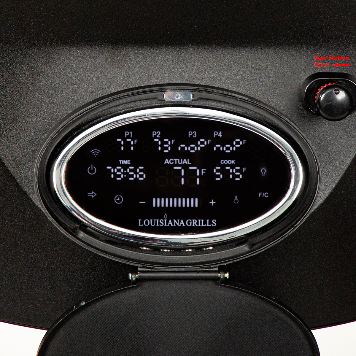 LOUISIANA Grills - LG 800 FP BLACK LABEL Pellet Grill - Smoker mit WiFi Control
