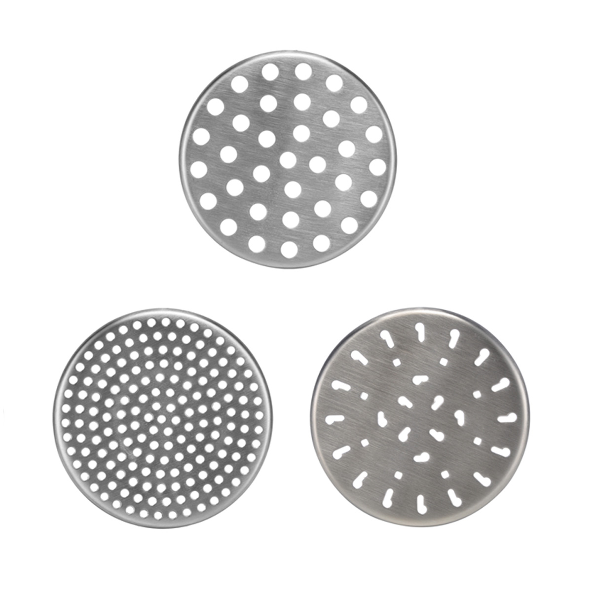 Kartoffel- und Spätzlepresse - 3 Lochscheiben - Edelstahl