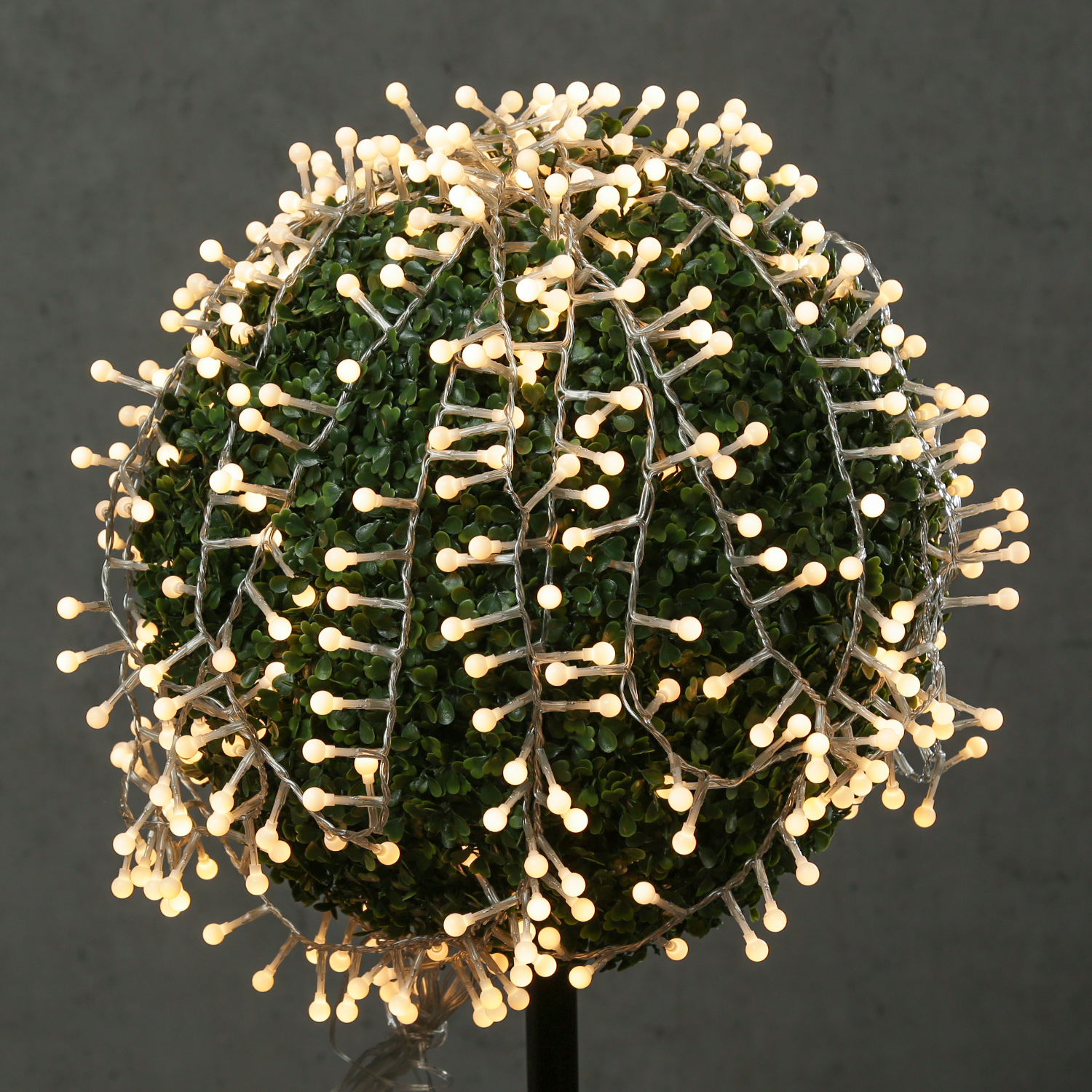 LED Lichterkette BERRY TWINKLE - 500 weiße Mini Kugeln - 8 Funktionen - Timer - L: 11m LED Lichterkette BERRY TWINKLE - 500 weiße Mini Kugeln - 8 Funktionen - Timer - L: 11m