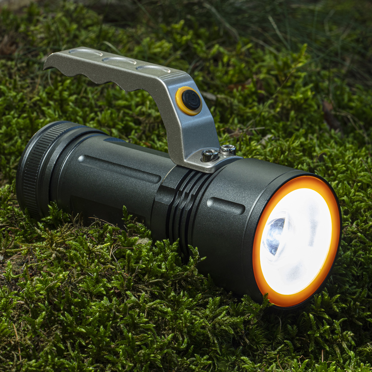 LED Handlampe - kaltweiße LED - 300lm - 6,5 x 15,5 x 5,2cm
