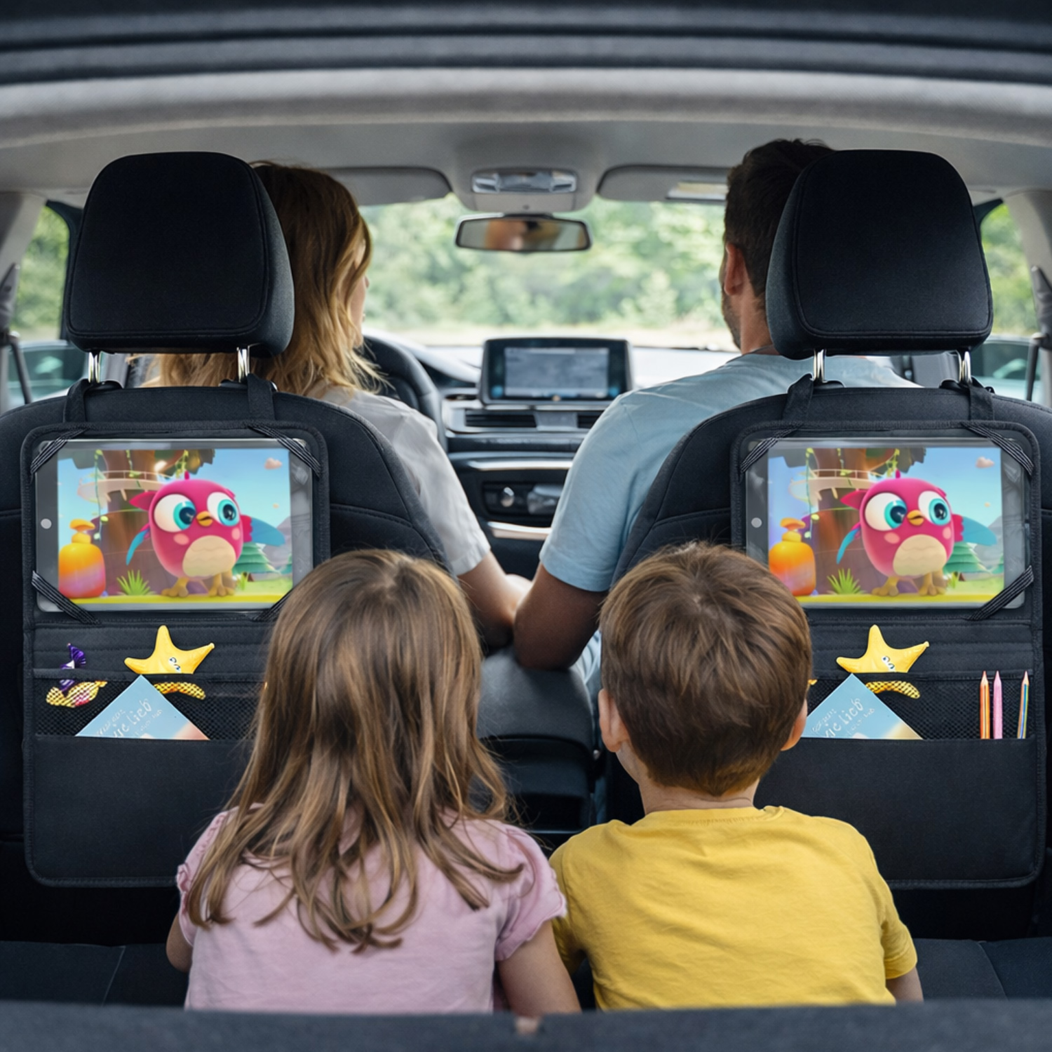 Tablet Organizer für Auto Rücksitz - universal - Aufbewahrungstasche - Auto-Rückenlehnentasche