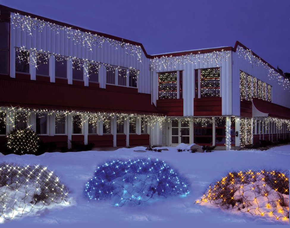 System LED Black | Lichtnetz | koppelbar | exkl. Trafo | 2.00m x 1.00m | 100x Warmweiß