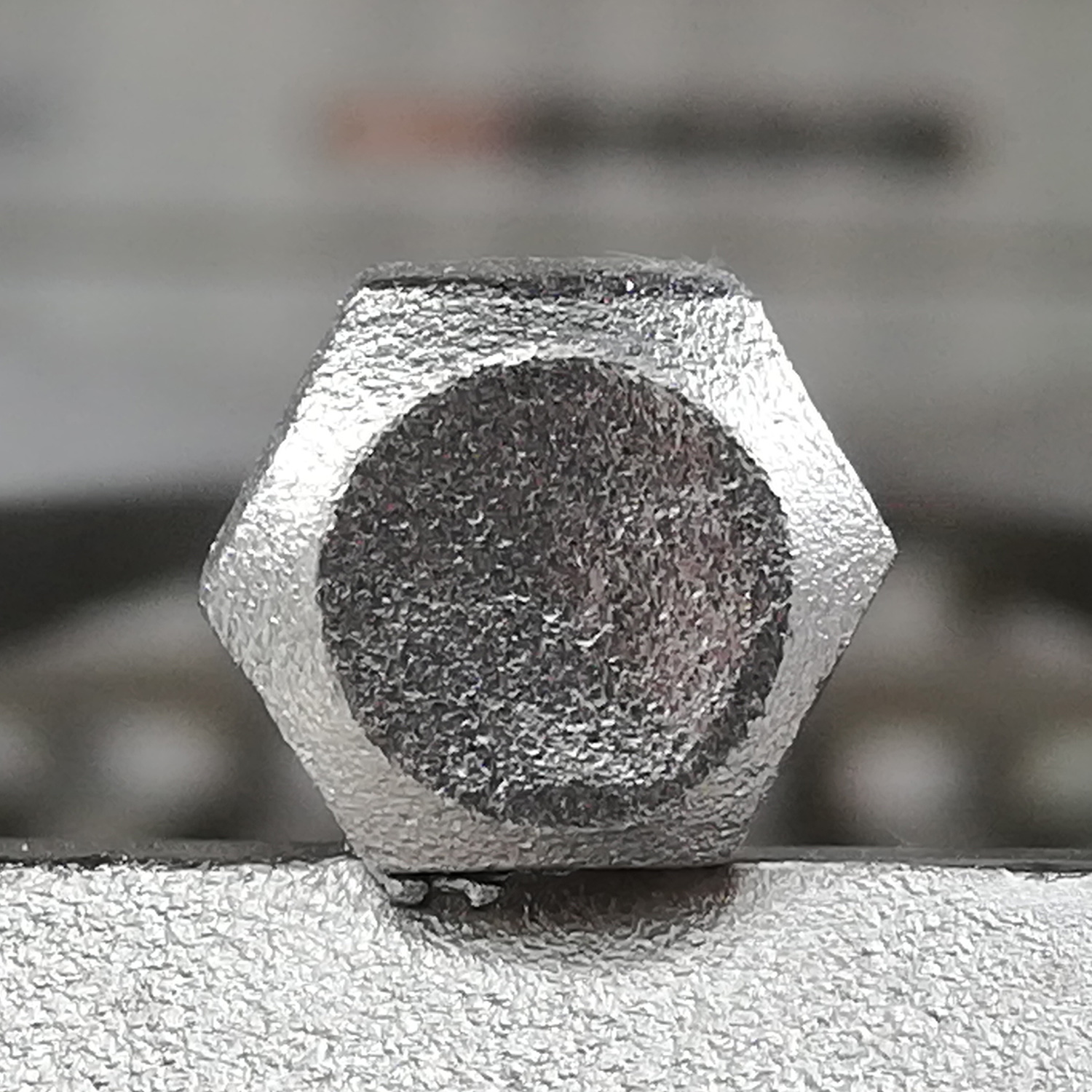 HEXAGON Grillrost - Solider Edelstahl 10mm - perfektes Branding - 46 x 35cm