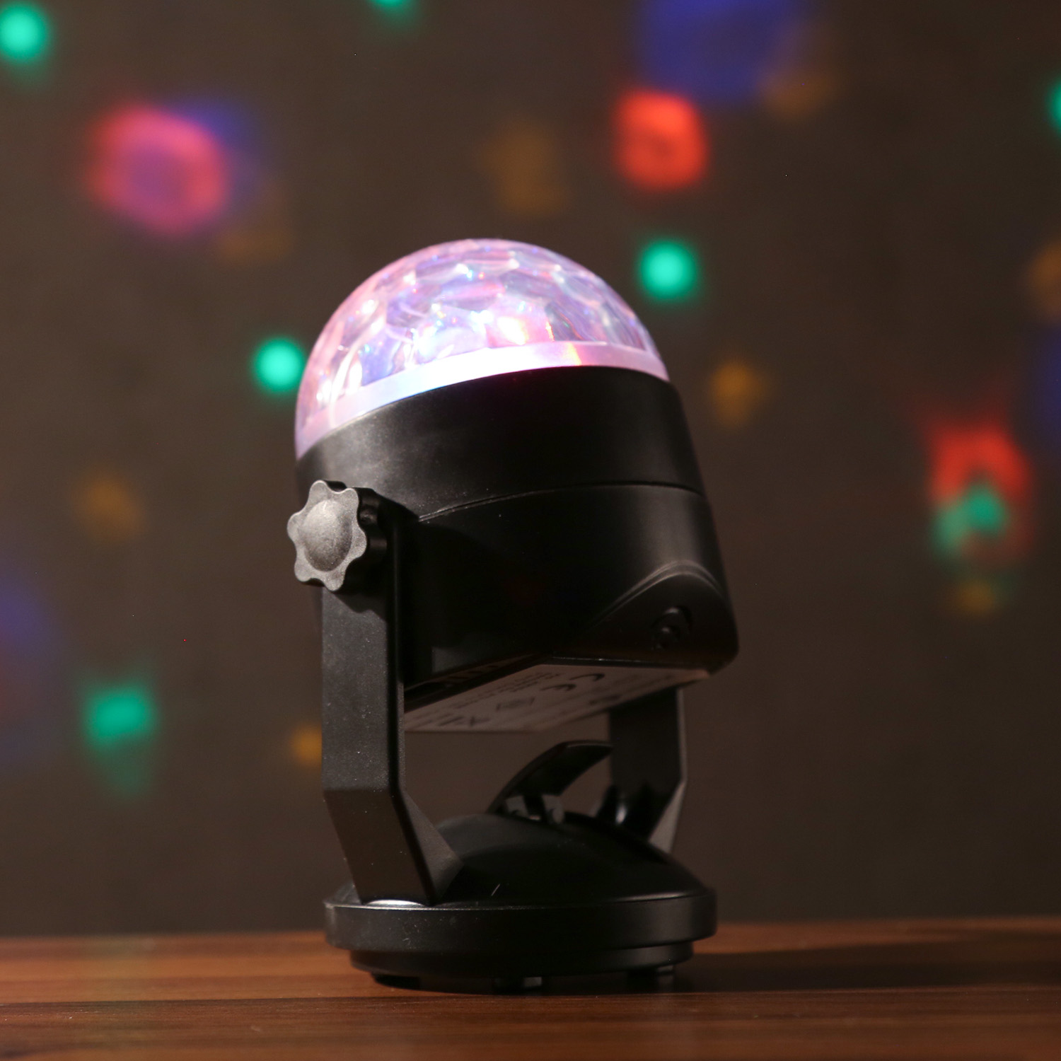Party Dome Pro - farbenfroher Lichteffekt mit Fernbedienung - Batterie/USB - Saugnapf