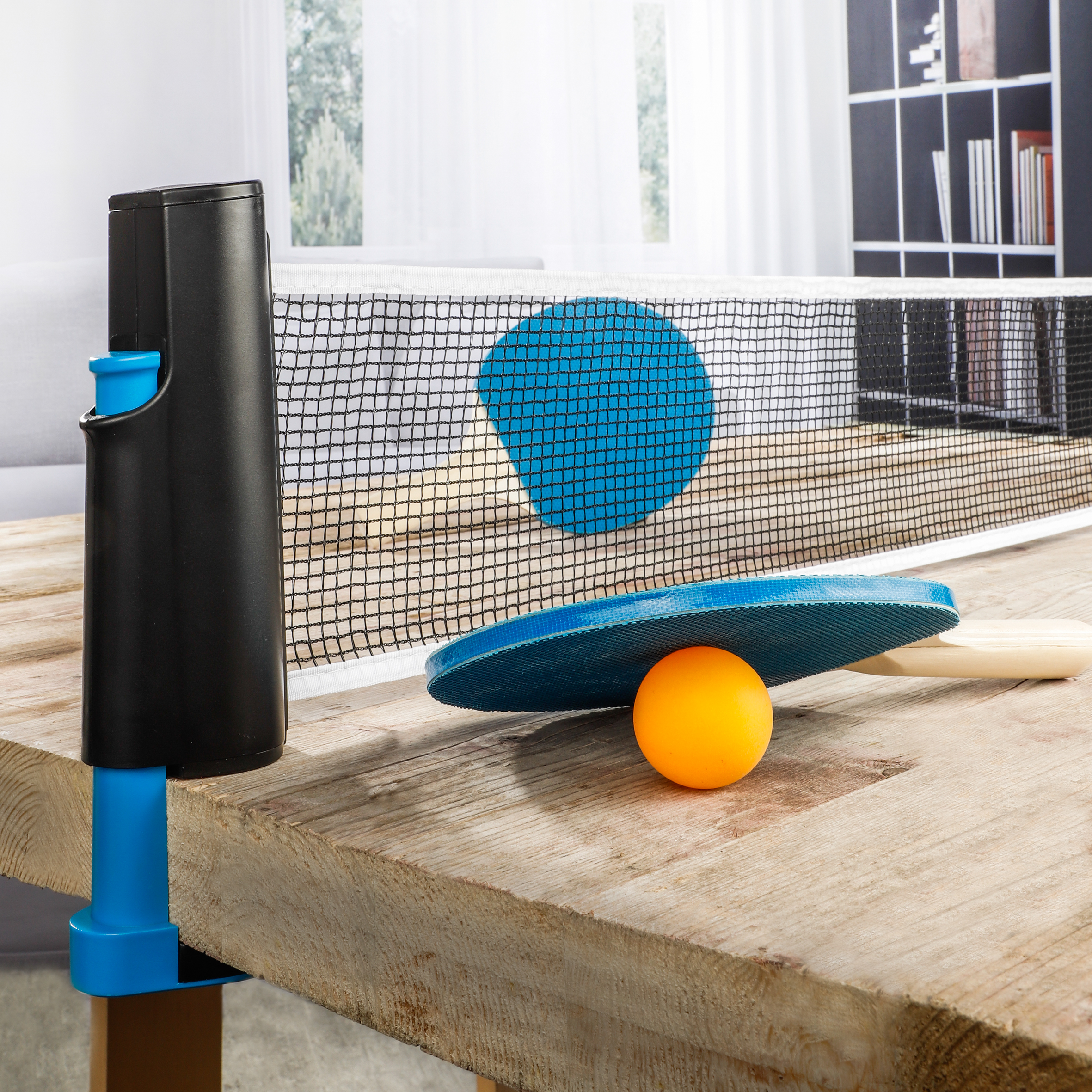 Tischtennis Set für 2 Personen - inkl. Netz, Schläger, Bälle